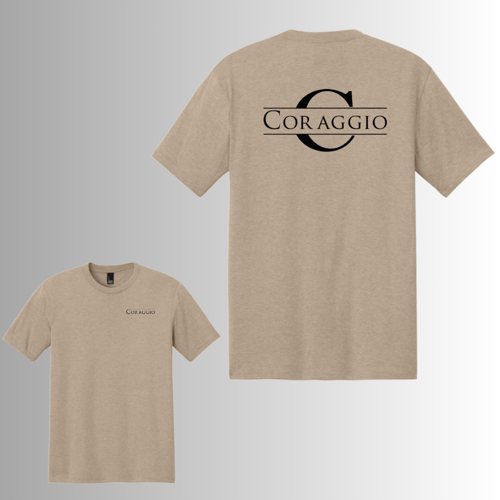 Coraggio Unisex Adult Short Sleeve T-Shirt