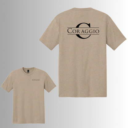 Coraggio Unisex Adult Short Sleeve T-Shirt