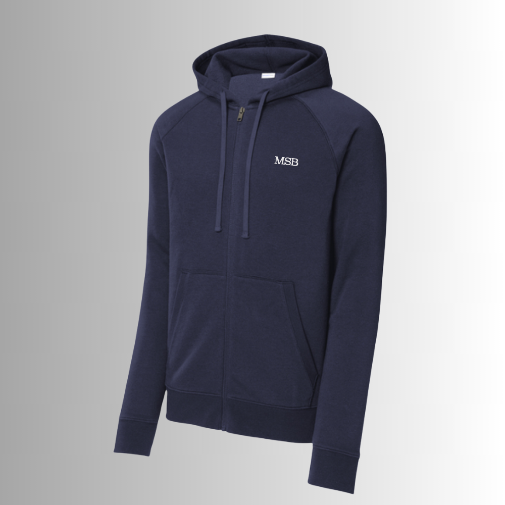 Sharkey Unisex Fleece Hooded Full-Zip