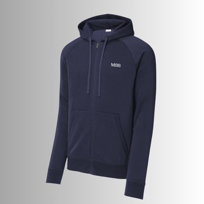 Sharkey Unisex Fleece Hooded Full-Zip