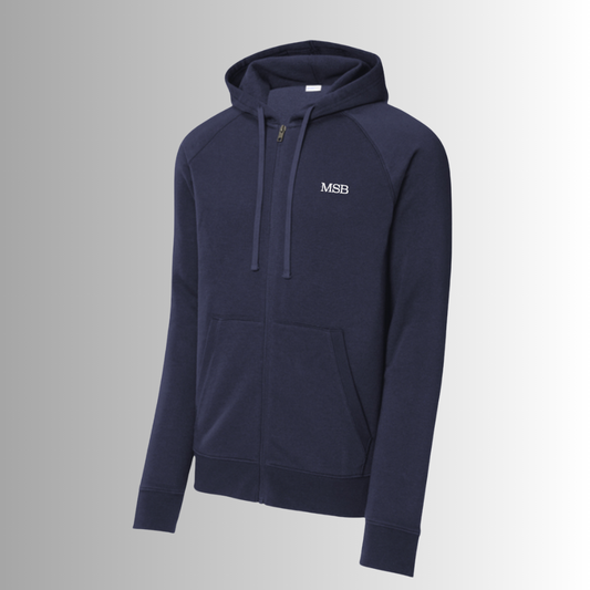 Sharkey Unisex Fleece Hooded Full-Zip