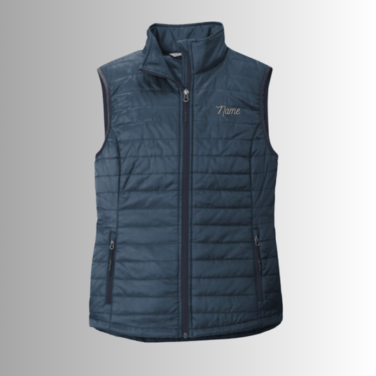Example: Women's Packable Puffy Vest