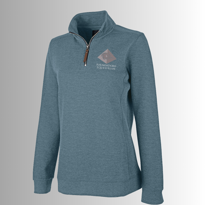 Foundations Women's Charles River Hudson 1/4 Zip Pullover