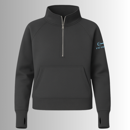 FM Equine Girls 1/2 Zip Fleece Pullover