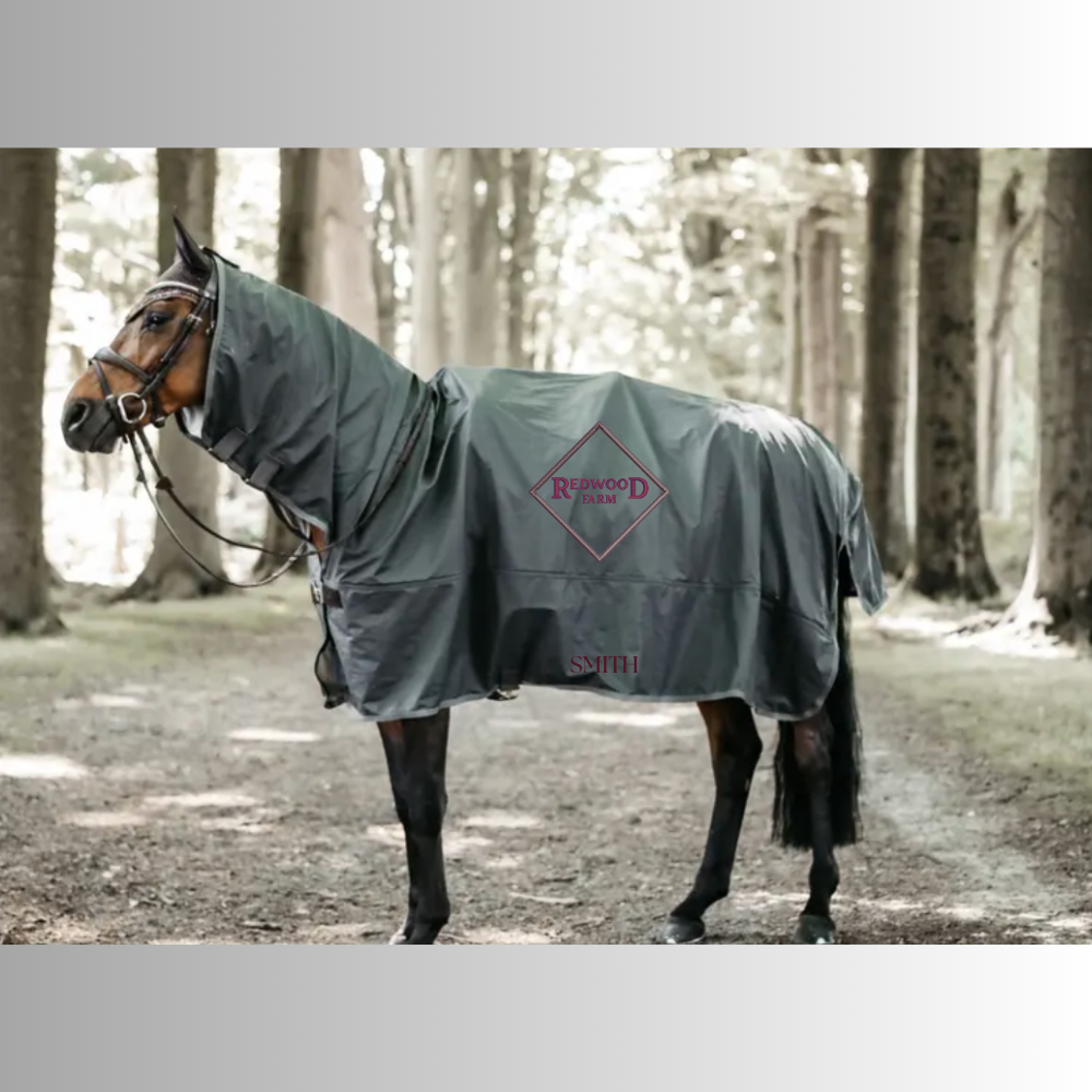 Redwood Kentucky Horsewear Horse Raincoat Hurricane