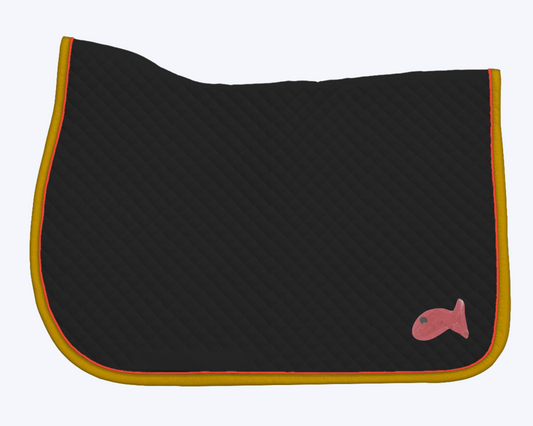 Fishy Custom Wilkers Pad- Modern/ Pony/ Black