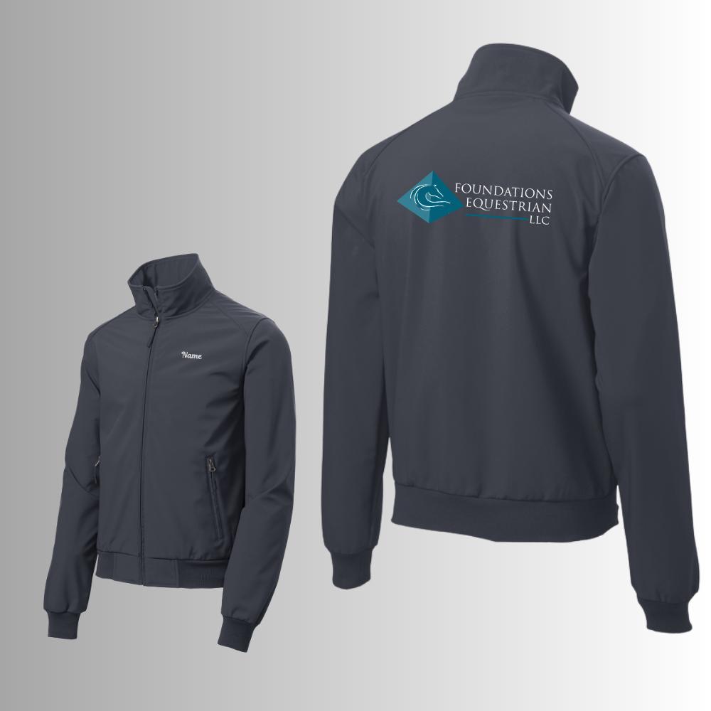 Foundations Men's Port Authority Softshell Bomber Jacket
