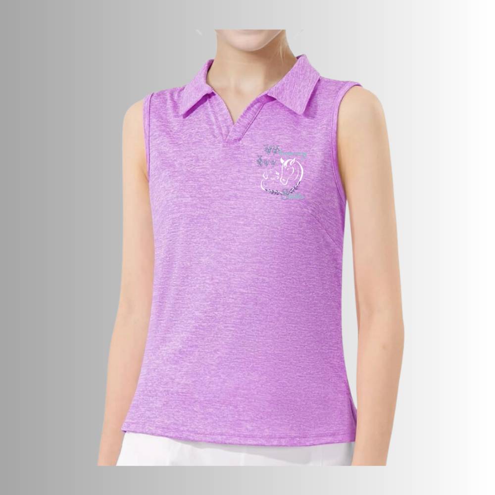 Whispering Ivy Youth Sleeveless Polo