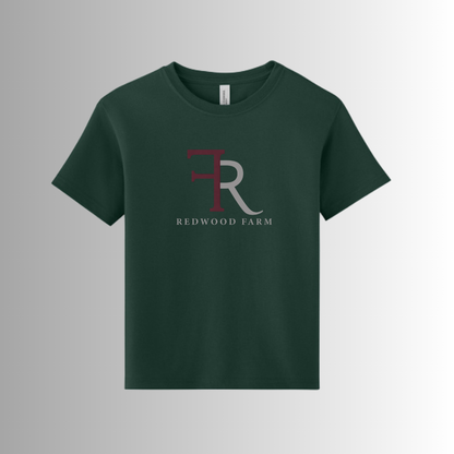 Redwood BELLA+CANVAS® Youth Garment-Dyed Short Sleeve Tee