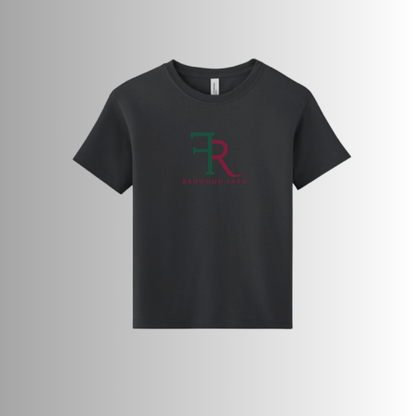 Redwood BELLA+CANVAS® Youth Garment-Dyed Short Sleeve Tee