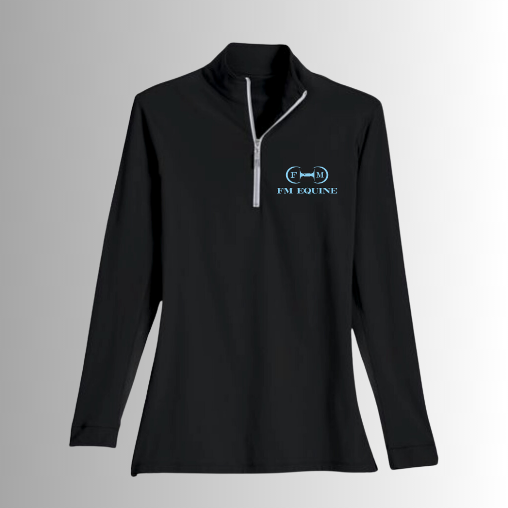 FM Equine Tailored Sportsman IceFil 1/4 Zip Long Sleeve Sunshirt