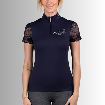 MZE Kastel Denmark Galloon Lace Short Sleeve Sun Shirt