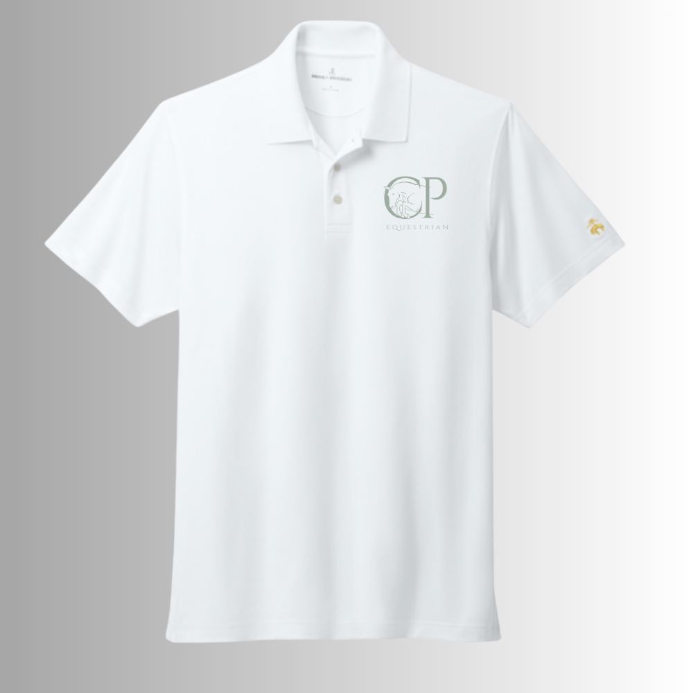 Crown Point Brooks Brothers® Men’s Mesh Pique Performance Polo