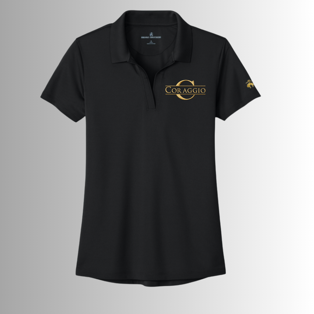Coraggio Brooks Brothers® Women’s Mesh Pique Performance Polo