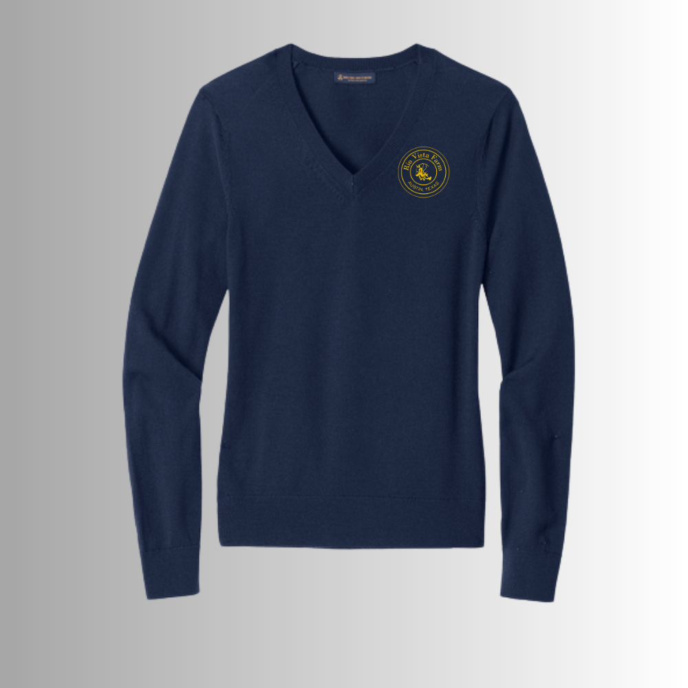 Rio Vista Brooks Brothers ® Women’s Washable Merino V-Neck Sweater