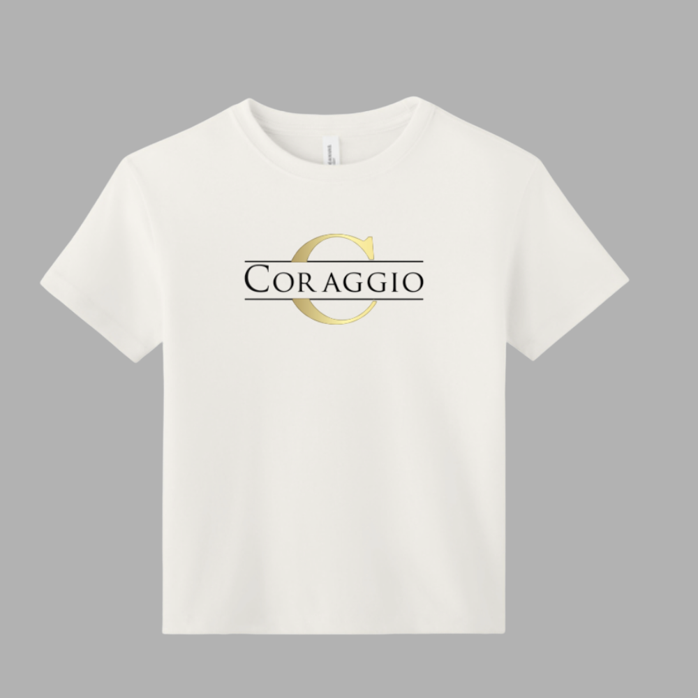 Coraggio BELLA+CANVAS® Youth Garment-Dyed Short Sleeve Tee