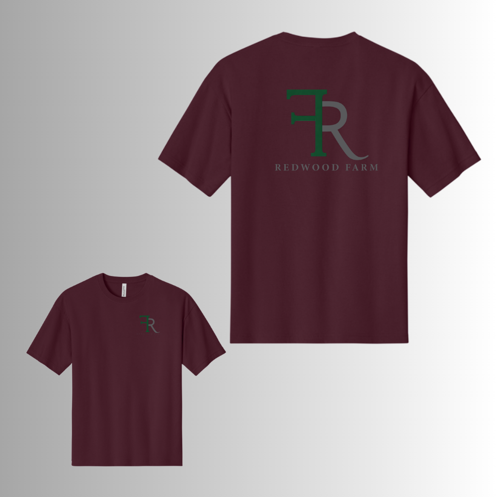 Redwood BELLA+CANVAS® Unisex Garment-Dyed Short Sleeve Tee