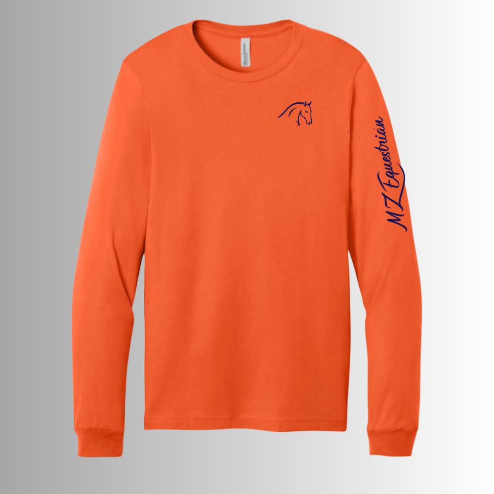 MZE BELLA+CANVAS® Unisex Garment-Dyed Long Sleeve Tee