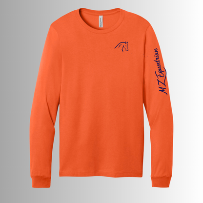 MZE BELLA+CANVAS® Unisex Garment-Dyed Long Sleeve Tee