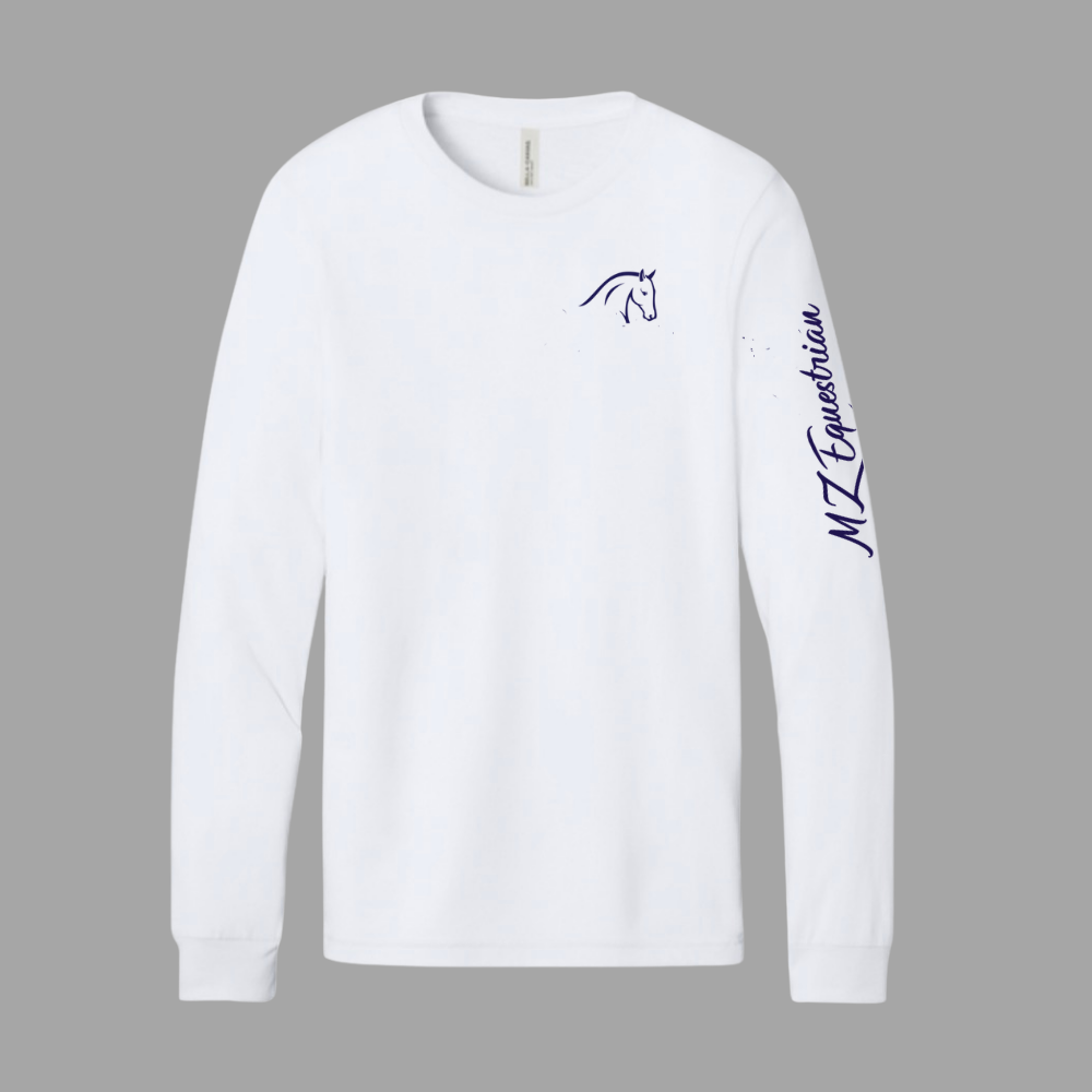 MZE BELLA+CANVAS® Unisex Garment-Dyed Long Sleeve Tee