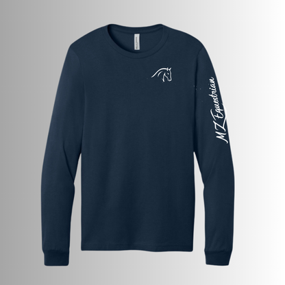 MZE BELLA+CANVAS® Unisex Garment-Dyed Long Sleeve Tee
