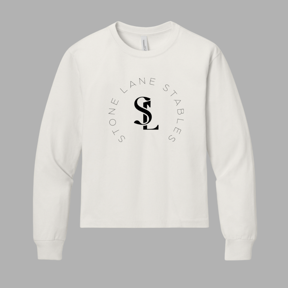 Stone Lane BELLA+CANVAS® Youth 6-Ounce Heavyweight Long Sleeve Tee
