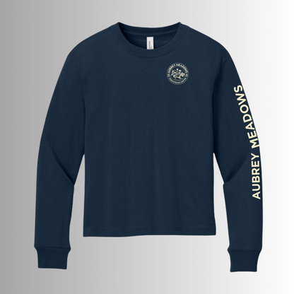 Aubrey Meadows BELLA+CANVAS® Youth 6-Ounce Heavyweight Long Sleeve Tee