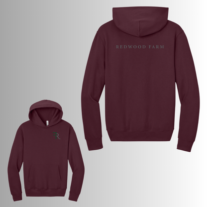 Redwood BELLA+CANVAS® Unisex 10-Ounce Heavyweight Pullover Hoodie