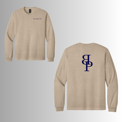 Brookside Pine BELLA+CANVAS® Unisex Heavyweight Garment-Dyed Long Sleeve Tee