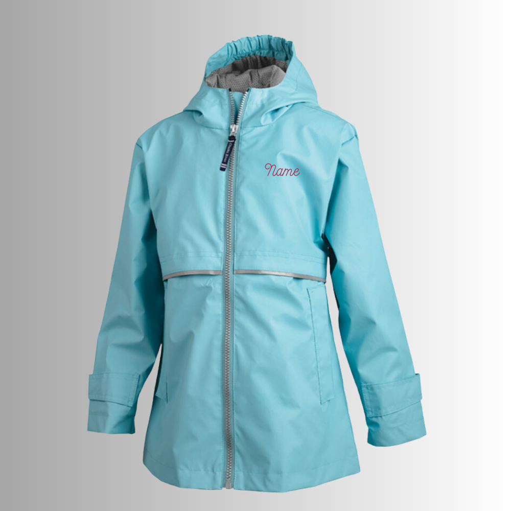 RCATX Girls New Englander Rain Jacket