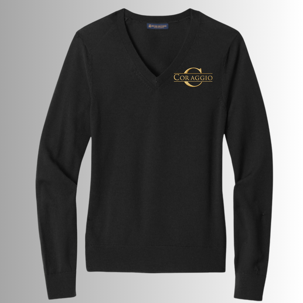 Coraggio Brooks Brothers ® Women’s Washable Merino V-Neck Sweater
