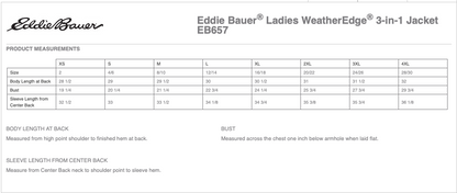 Lear Stables Eddie Bauer® Ladies WeatherEdge® 3-in-1 Jacket