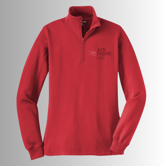 AYR Farms Women's 1/4 Zip Pullover Sweatshirt