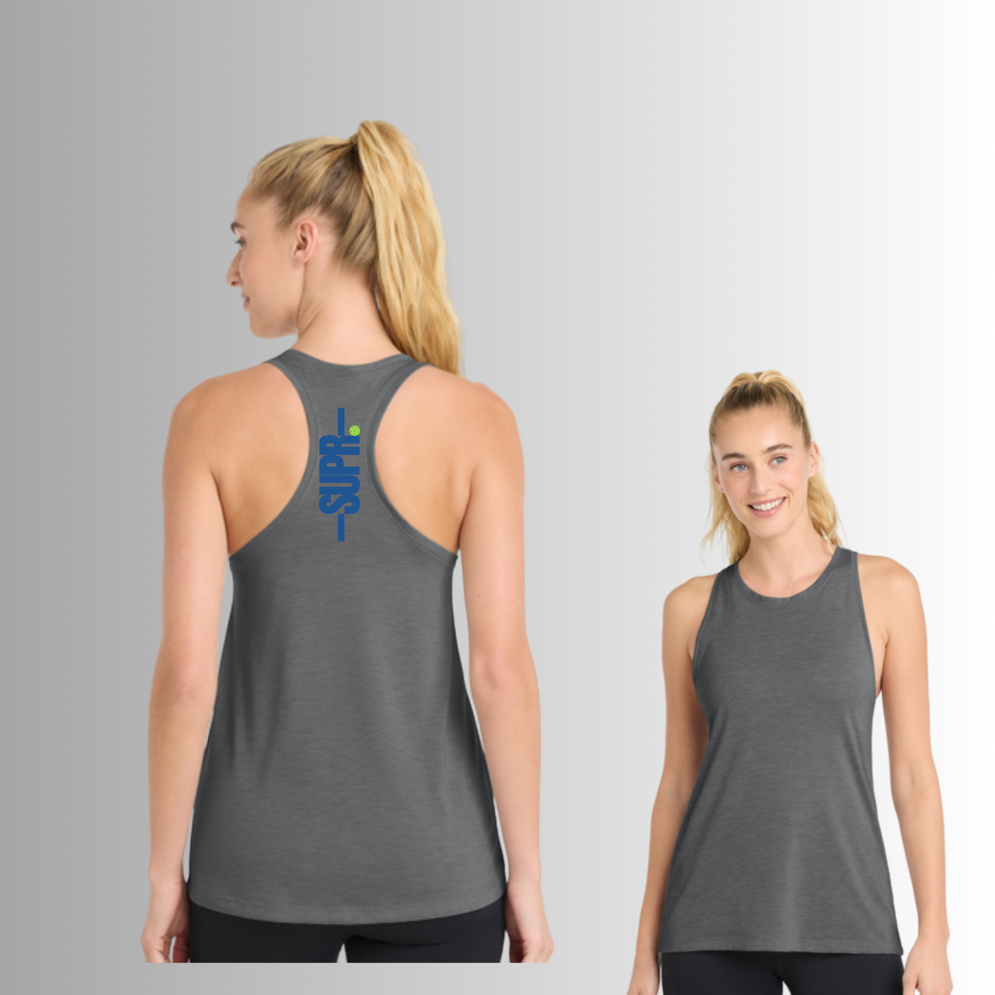 SUPR Women's PosiCharge® Tri-Blend Wicking Tank