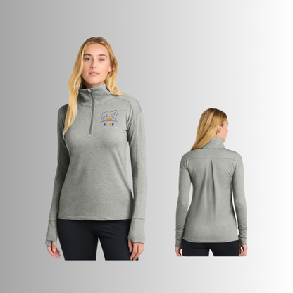 FHF Sport-Tek® Women's Sport-Wick® Flex Fleece 1/4-Zip