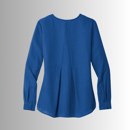 Patty Miller Women's Long Sleeve Button-Front Blouse