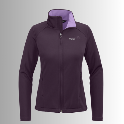 TCU Fans The North Face® Women's Chest Logo Ridgewall Soft Shell Jacket