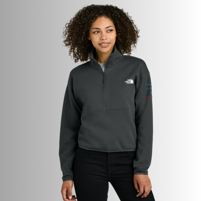 Redwood The North Face® Women’s Double-Knit 1/2-Zip Fleece