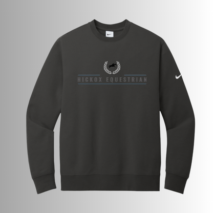 Hickox Nike Club Fleece Sleeve Swoosh Crew