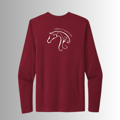 Gray's Next Level Apparel® Adult Cotton Long Sleeve Tee