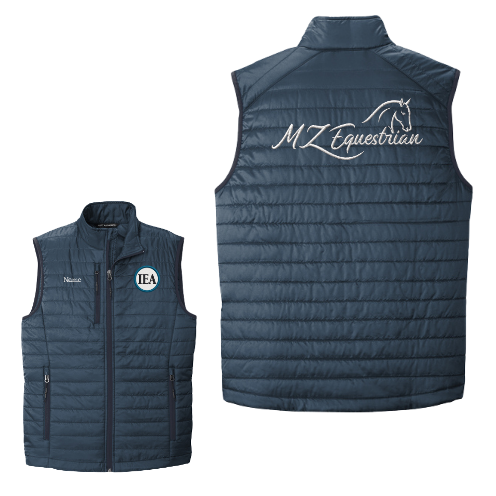 MZE Men's Packable Puffy Vest