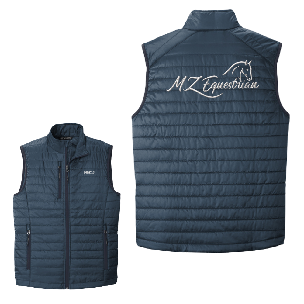 MZE Men's Packable Puffy Vest