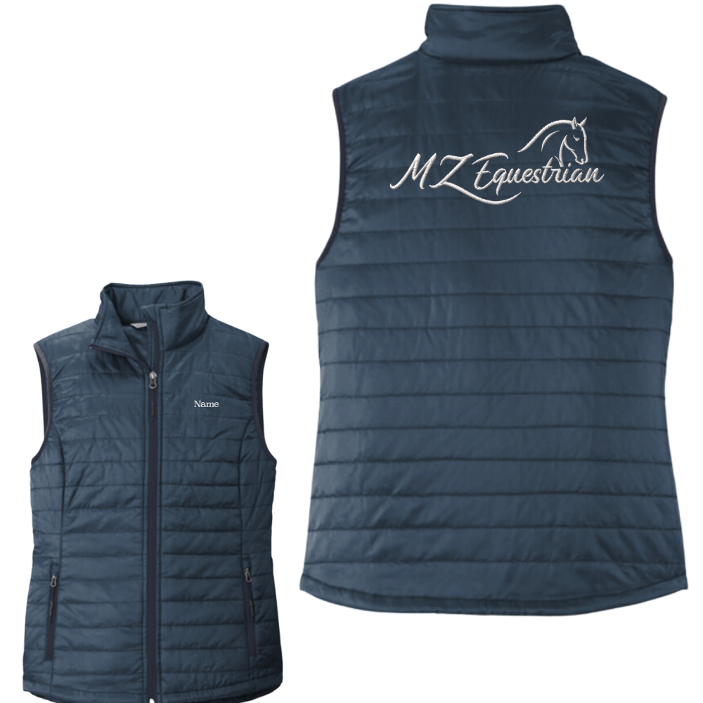 MZE Women's Packable Puffy Vest