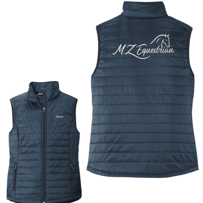 MZE Women's Packable Puffy Vest