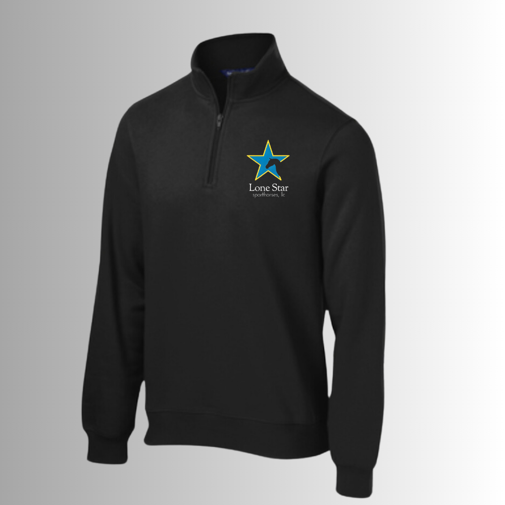 Lone Star Sporthorses Men's 1/4 Zip Pullover Sweatshirt