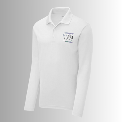 Whispering Ivy Adult Long Sleeve Polo