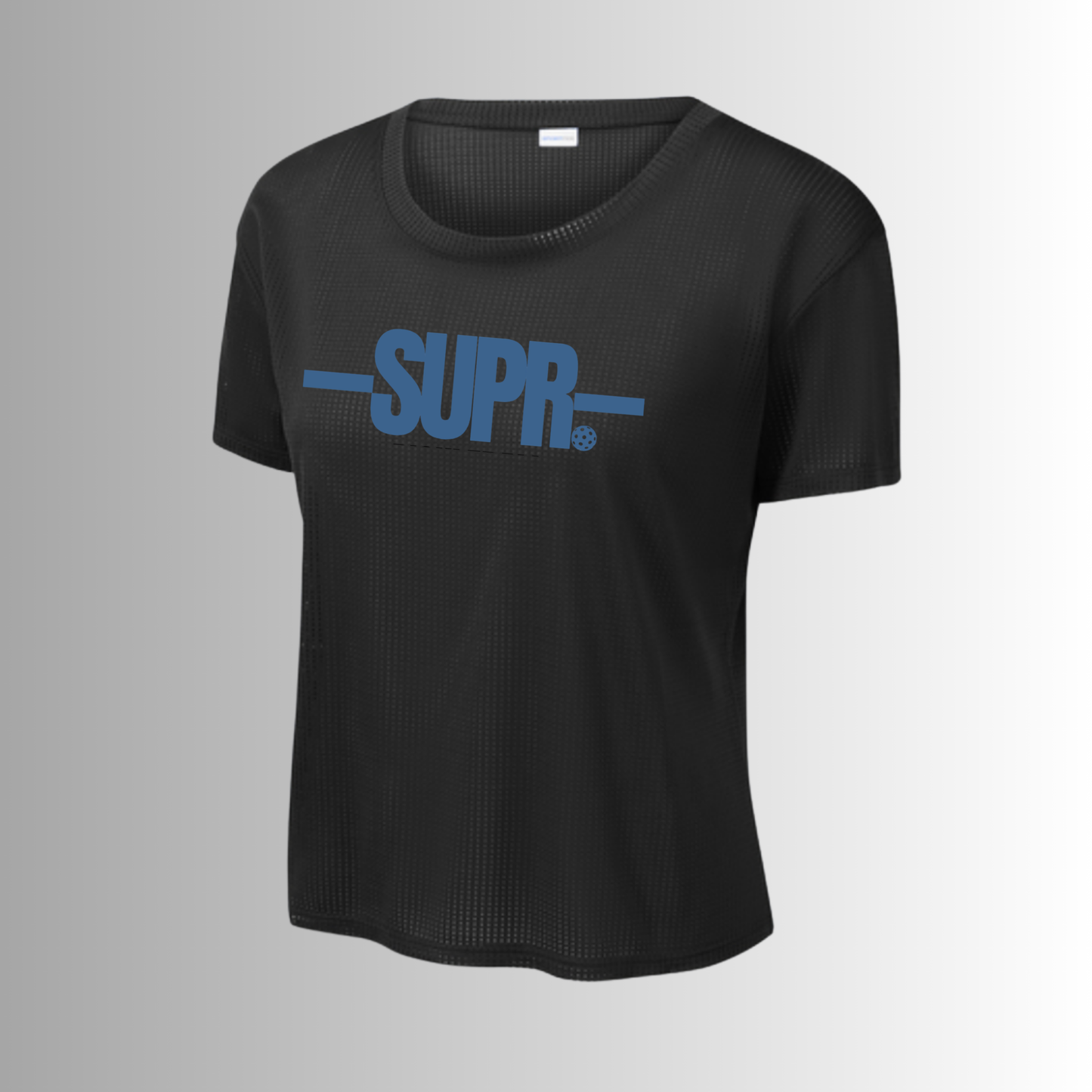 SUPR Sport-Tek® Women's PosiCharge® Draft Crop Tee