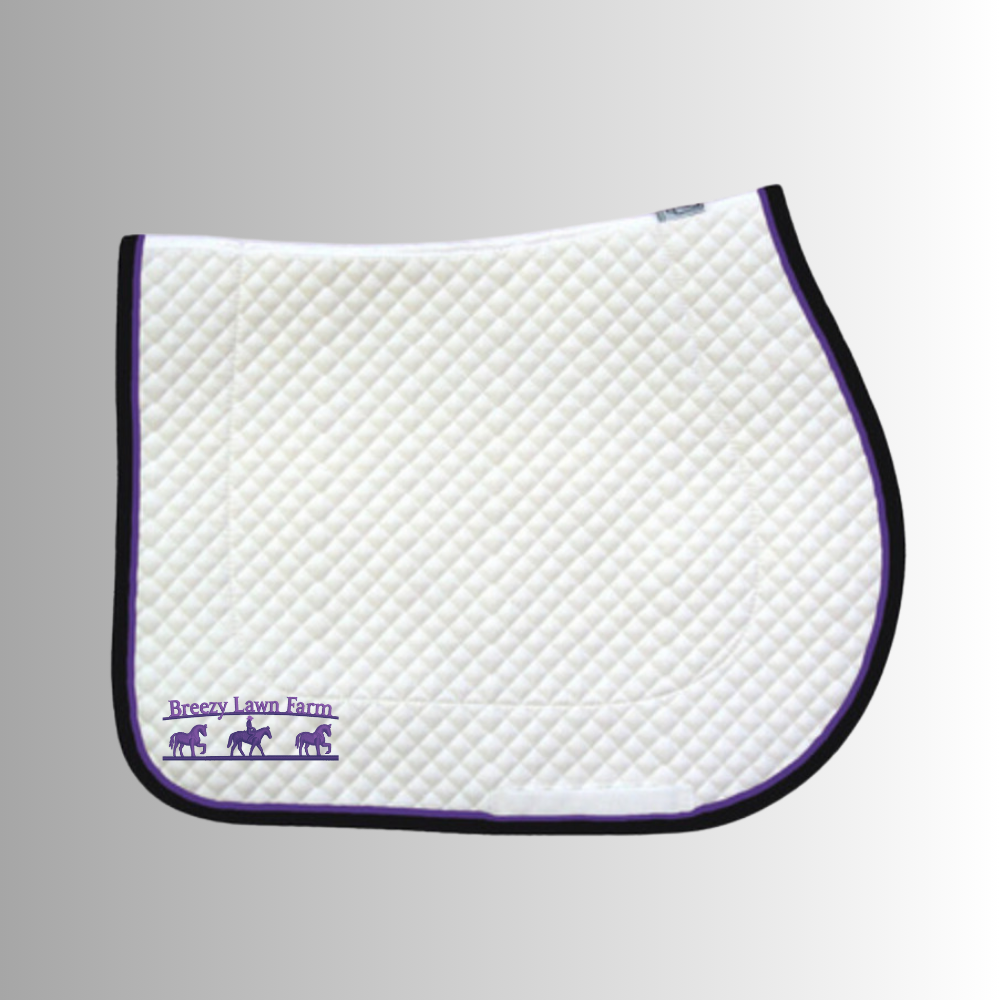 Breezy Lawn Custom Wilkers Saddle Pad