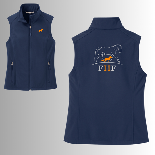 FHF Women's Port Authority Softshell Vest