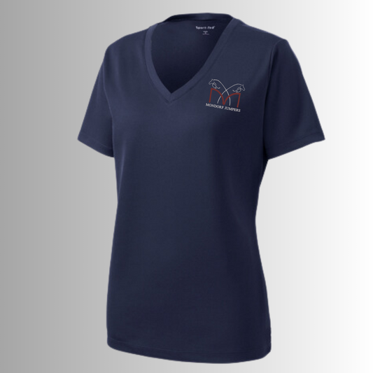 Mondorf Ladies RacerMesh V-Neck Tee